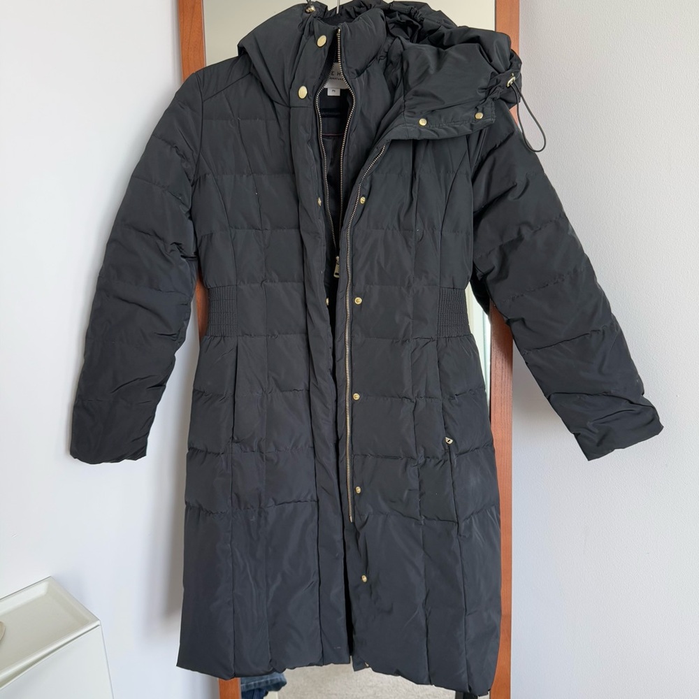 Cole Haan Signature Hooded Down & Feather Jacket PETITE